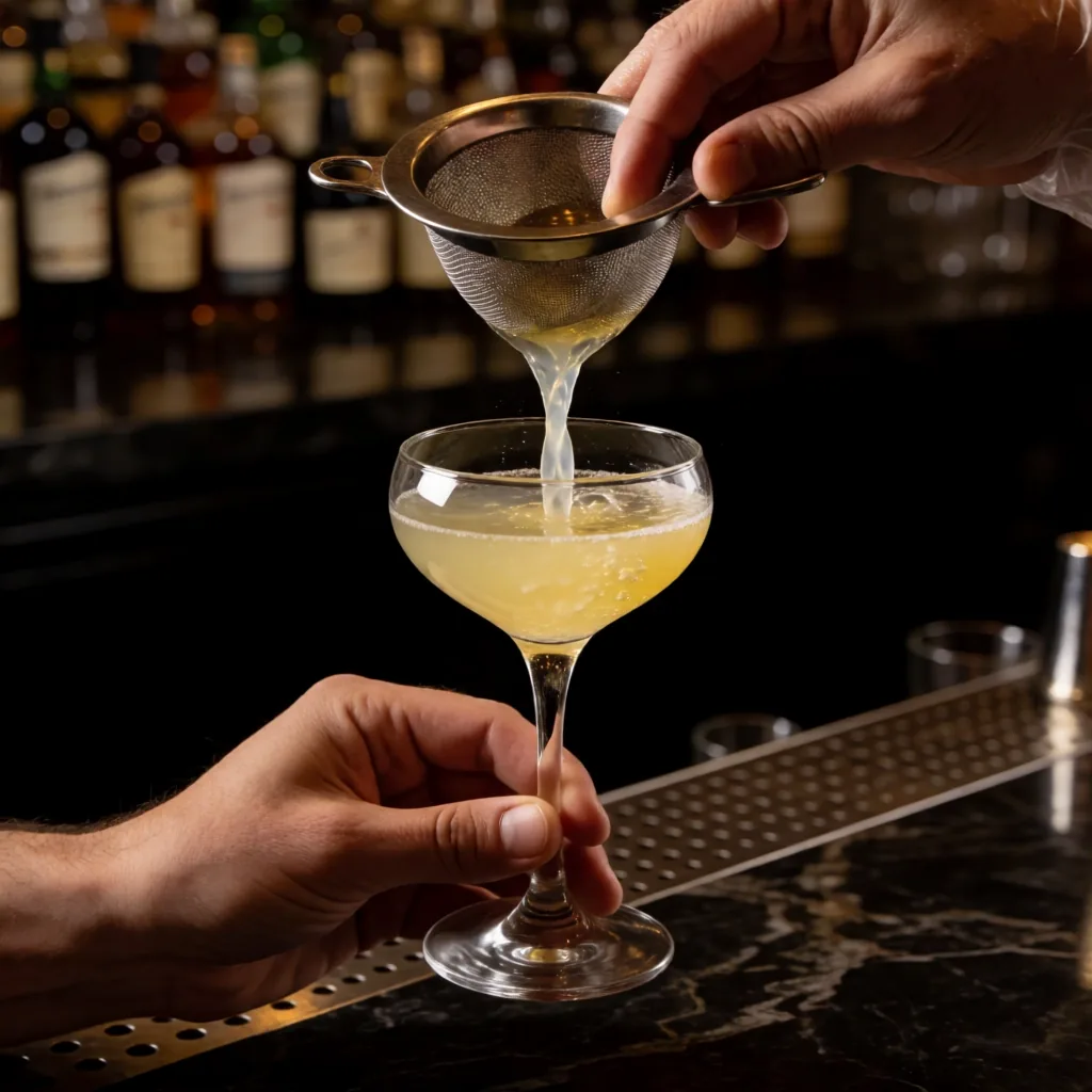 Bartender munka közben